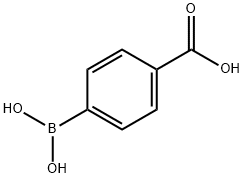 4-Carboxyphenylboronic acid 구조식 이미지