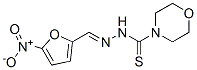 4-Morpholinecarbothioic acid N'-(5-nitrofurfurylidene) hydrazide Structure