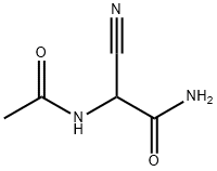 2-Acetylamino-2-cyano-acetamide Structure