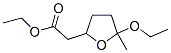 2-Furanaceticacid,5-ethoxytetrahydro-5-methyl-,ethylester(9CI) Structure