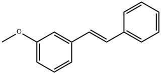 1-메톡시-3-[(E)-2-페닐에테닐]벤젠 구조식 이미지