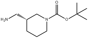 (R)-N-Boc-3-아미노메틸피페리딘 구조식 이미지