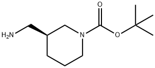 (S)-N-Boc-3-아미노메틸피페리딘 구조식 이미지