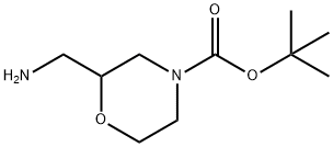 2-AMINOMETHYL-4-BOC-MORPHOLINE 구조식 이미지