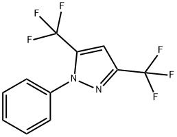 3,5-BIS(TRIFLUOROMETHYL)-1-PHENYLPYRAZOLE Structure