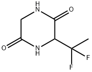 2,5-피페라진디온,3-(1,1-디플루오로에틸)-(9CI) 구조식 이미지