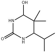 tetrahydro-4-hydroxy-6-isopropyl-5,5-dimethyl-1H-pyrimidin-2-one  Structure
