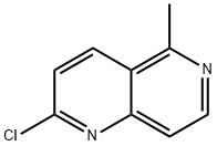 2-클로로-5-메틸[1,6]나프티리딘 구조식 이미지