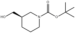 (R)-1-Boc-3-(hyroxymethyl)piperidine 구조식 이미지