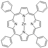 ZINC MESO-TETRAPHENYLPORPHINE 구조식 이미지