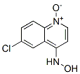 6-CHLORO-4-HYDROXYLAMINOQUINOLINE1-OXIDE Structure