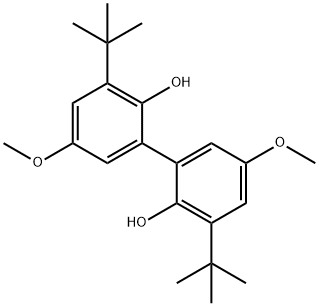 2,2'-dihydroxy-3,3'-di-tert-butyl-5,5'-dimethoxydiphenyl Structure