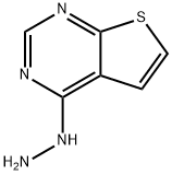 4-HYDRAZINOTHIENO[2,3-D]PYRIMIDINE Structure