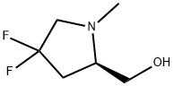 [(2R)-4,4-difluoro-1-methylpyrrolidin-2-yl]methanol Structure