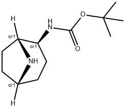 exo-2-(Boc-amino)-8-azabicyclo[3.2.1]octane 구조식 이미지