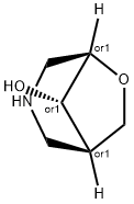 endo-8-Hydroxy-6-oxa-3-azabicyclo[3.2.1]octane Structure