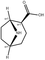 exo-8-Azabicyclo[3.2.1]octan-2-carboxylic acid 구조식 이미지