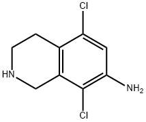 7-Amino-5,8-dichloro-1,2,3,4-tetrahydroisoquinoline Structure