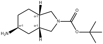 (3AR,5S,7aS)-rel-5-Amino-2-Boc-2H-isoindole 구조식 이미지