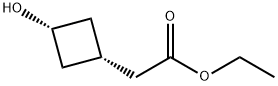 Ethyl 2-(cis-3-hydroxycyclobutyl)acetate Structure