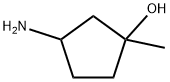 3-Hydroxy-3-methylcyclopentanamine hydrochloride 구조식 이미지