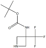 3-(Boc-amino)-3-(trifluoromethyl)azetidine Structure