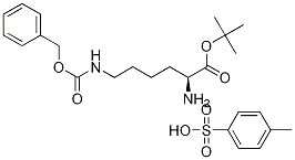 L-라이신,N6-[(페닐메톡시)카르보닐]-,1,1-디메틸에틸에스테르,모노(4-메틸벤젠술포네이트) 구조식 이미지