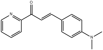 2-Propen-1-one, 3-[4-(dimethylamino)phenyl]-1-(2-pyridinyl)-, (2E)- Structure