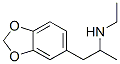 N-Ethyl-1-[(1,3-benzodioxole-5-yl)methyl]ethanamine Structure