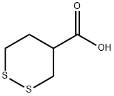 1,2-Dithiane-4-carboxylic acid Structure