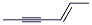 2-Hexen-4-yne. Structure