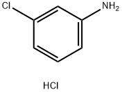 3-CHLOROANILINE HYDROCHLORIDE 구조식 이미지