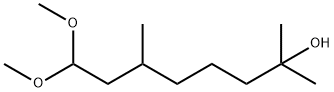 8,8-Dimethoxy-2,6-dimethyloctan-2-ol Structure