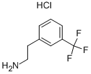 3-(트리플루오로메틸)펜에틸아민 하이드로클로라이드 구조식 이미지