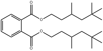 BIS(3,5,5-TRIMETHYLHEXYL) PHTHALATE 구조식 이미지