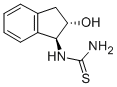 트랜스-N-(2-하이드록시인단-1-일)티오우레아 구조식 이미지