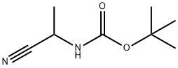 Carbamic acid, (1-cyanoethyl)-, 1,1-dimethylethyl ester (9CI) Structure