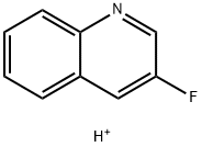 4-플루오로퀴놀린염산염 구조식 이미지