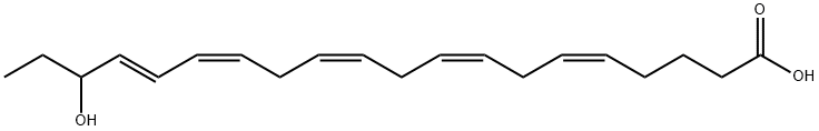 (+/-)-18-HYDROXY-5Z,8Z,11Z,14Z,16E-EICOSAPENTAENOIC ACID Structure