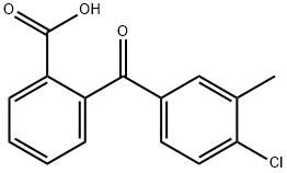 2-(4-CHLORO-3-METHYLBENZOYL)BENZOIC ACID Structure