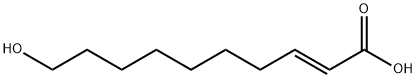 10-Hydroxy-2-decenoic acid  Structure