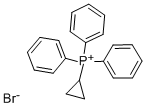 CYCLOPROPYLTRIPHENYLPHOSPHONIUM BROMIDE Structure