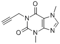 3,7-디메틸-1-프로파르길산틴 구조식 이미지