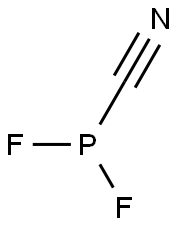 Phosphorocyanidous difluoride Structure