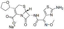 Cefovecin sodium 구조식 이미지