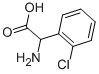 DL-2-(2-Chlorophenyl)glycine 구조식 이미지