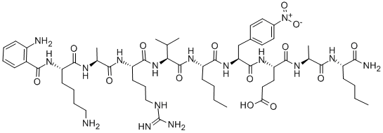 ANTHRANILYL-HIV PROTEASE SUBSTRATE IV Structure