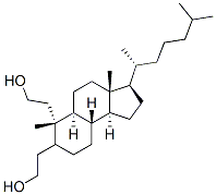 2,3-secocholestane-2,3-diol Structure