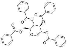 (-)-TETRA-O-BENZOYL-2-HYDROXY-D-GLUCAL Structure