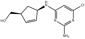 (1S,4R)-4-[(2,5-DiaMino-6-chloro-4-pyriMidinyl)aMino]-2-cyclopentene-1-Methanol Structure